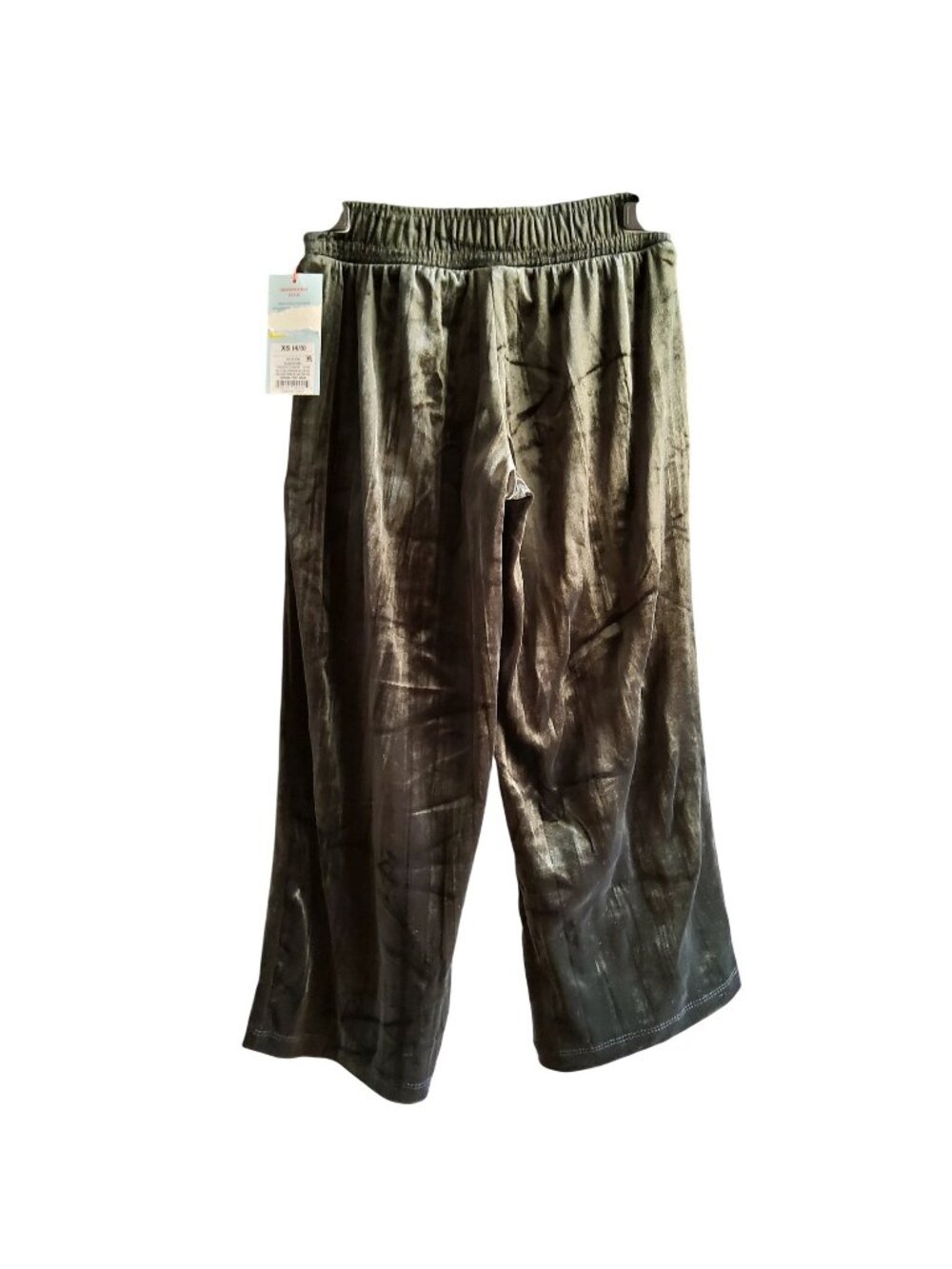Cat & Jack  Kids Size XS (4/5) Black Shimmer Capri Pants With Elastic Waist